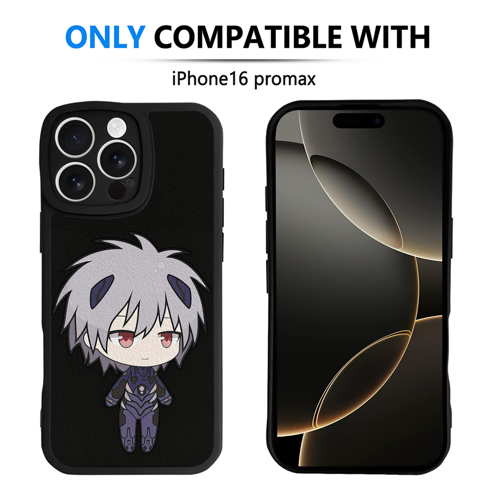 （画像用） EVA 新世紀エヴァンゲリオン 【iPhone 16シリーズ対応】シリコンスマホケース（レザー調） 材質：シリコン
